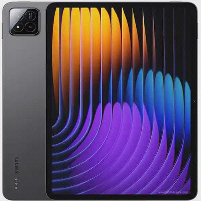 نمای جلو و پشت تبلت خاکستری Xiaomi Pad 7 Pro