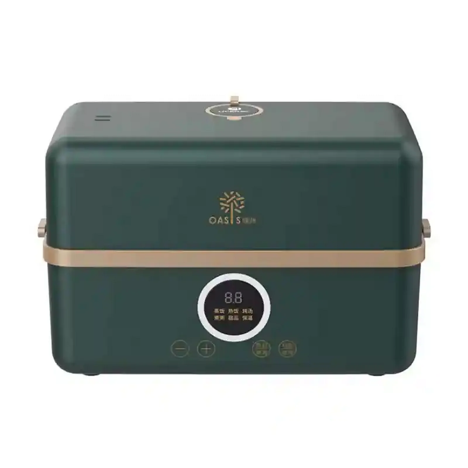 نمای اصلی لانچ باکس برقی LIVEN G20 ظرف غذای هوشمند شیائومی LIVEN Lunch Box G20 سبز