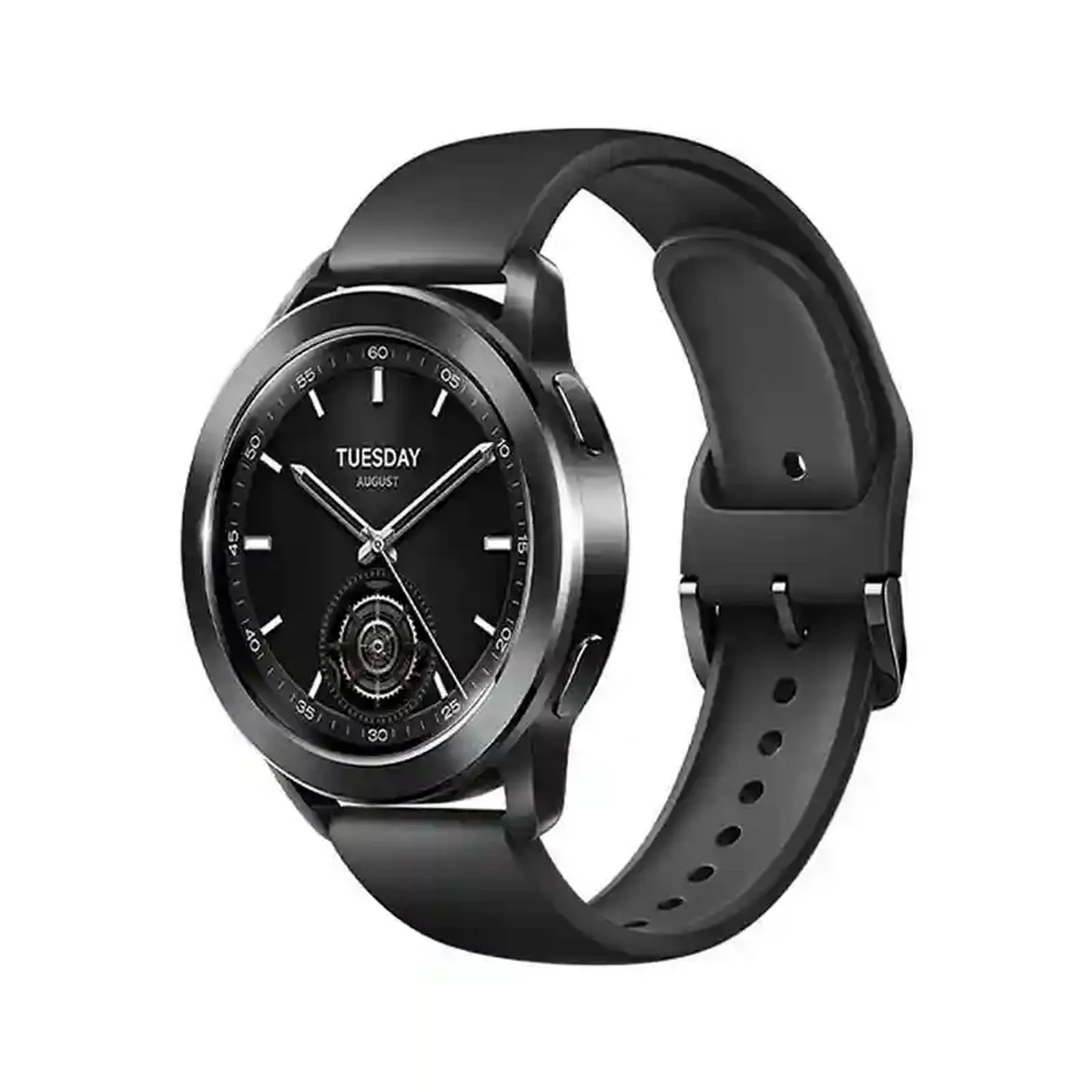 نمای اصلی ساعت شیائومی Watch S3 رنگ مشکی ساعت هوشمند Xiaomi Watch S3 مشکی با بند سیلیکونی