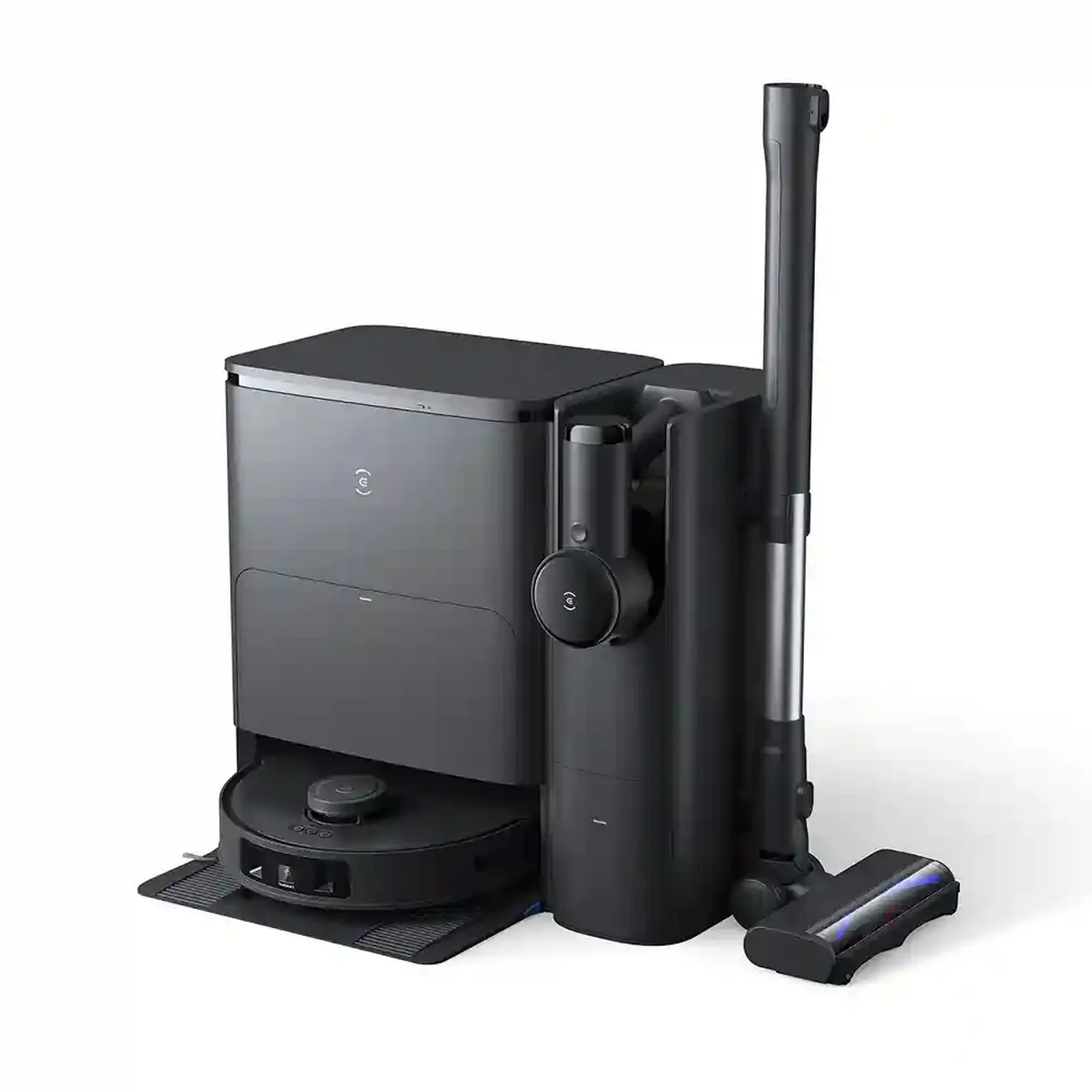 نمای اصلی اکووکس T30s COMBO Complete و ایستگاه چندمنظوره ست کامل Ecovacs T30s COMBO Complete با جارو رباتیک و دستی