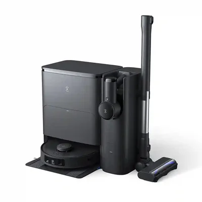 نمای اصلی اکووکس T30s COMBO Complete و ایستگاه چندمنظوره ست کامل Ecovacs T30s COMBO Complete با جارو رباتیک و دستی
