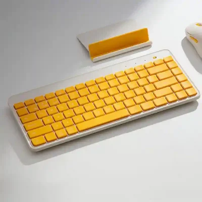 کیبورد زرد شیائومی MXBXJP01YM با پایه تبلت