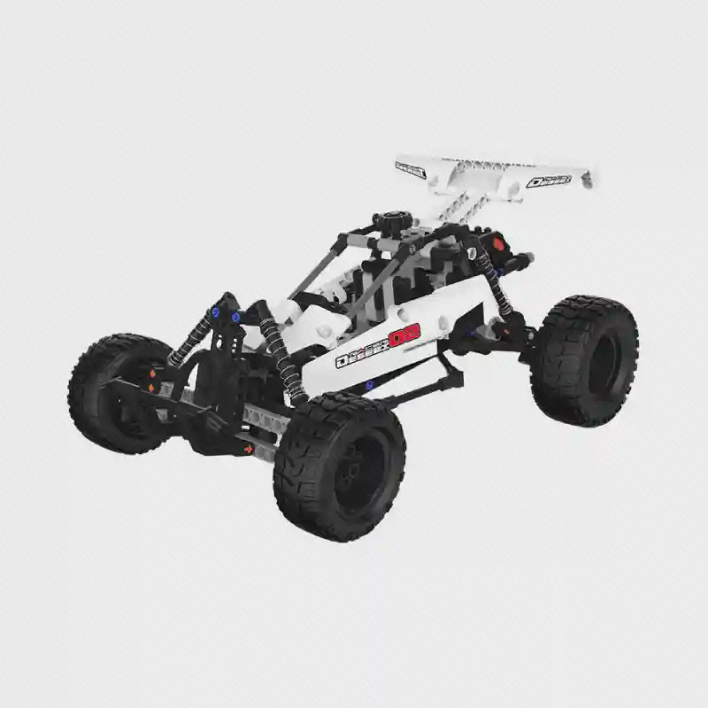 ماشین ساختنی Xiaomi Desert Racing Car SMSC01IQI سفید و مشکی