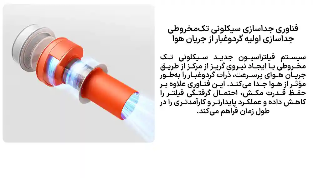 جارو شارژی شیائومی Xiaomi P30 E204 - تصویر توضیحات 8
