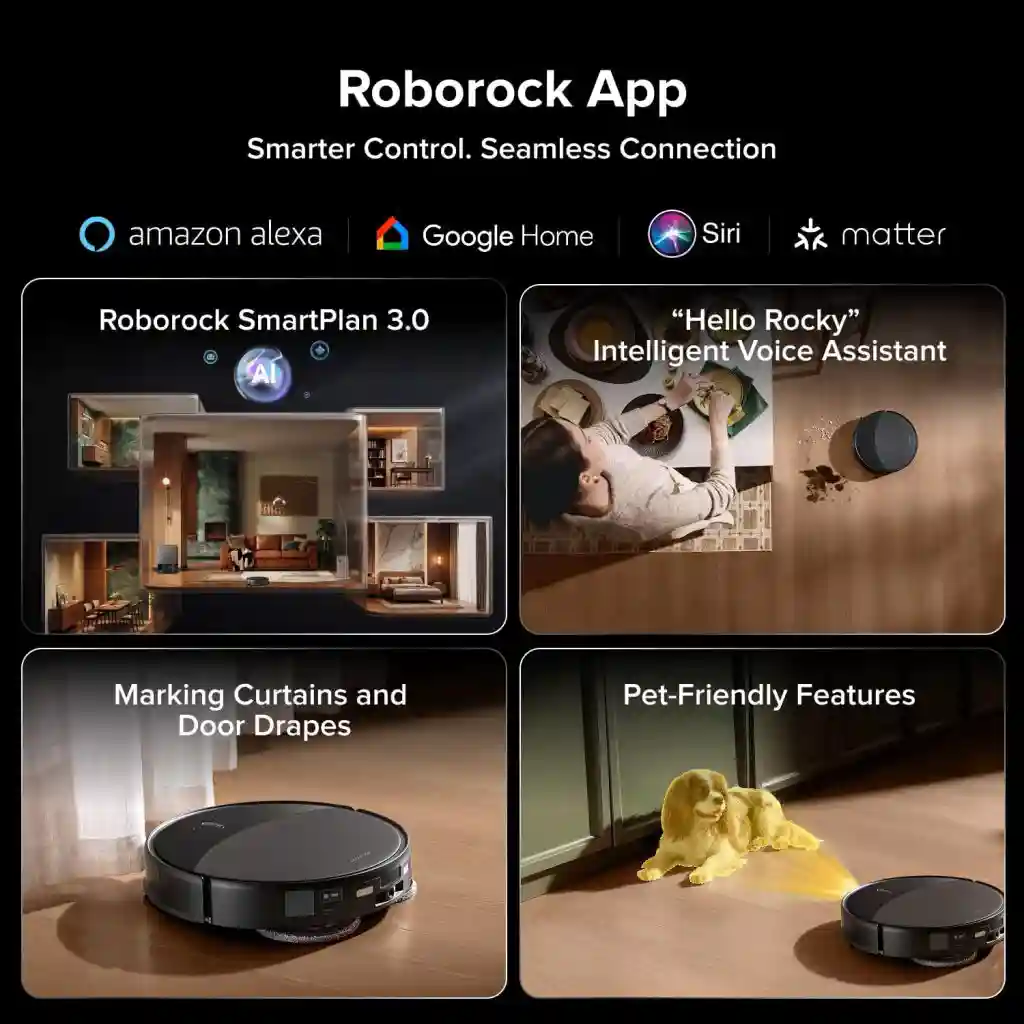 جارو رباتیک شیائومی مدل Roborock Saros 20 - SmartPlan 3.0؛ هوش مصنوعی در خدمت نظافت