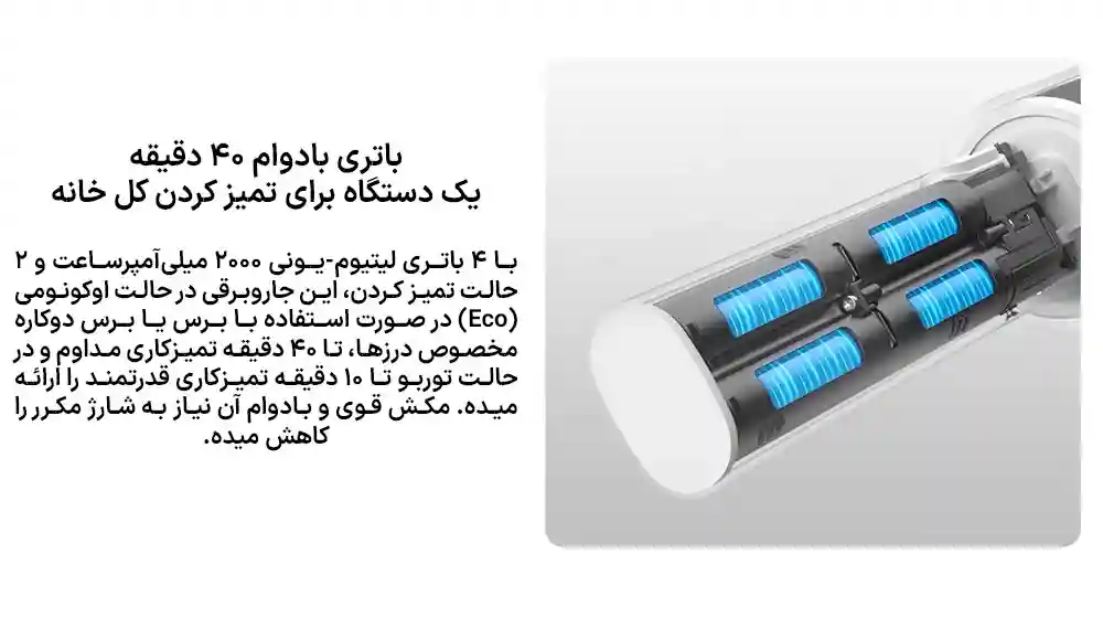 جارو شارژی شیائومی Xiaomi P30 E204 - تصویر توضیحات 7