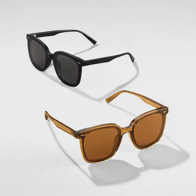 دو رنگ عینک پلاریزه شیائومی میجیا MJTA02LM عینک آفتابی Mijia Polarized MJTA02LM در دو رنگ مشکی و قهوهای