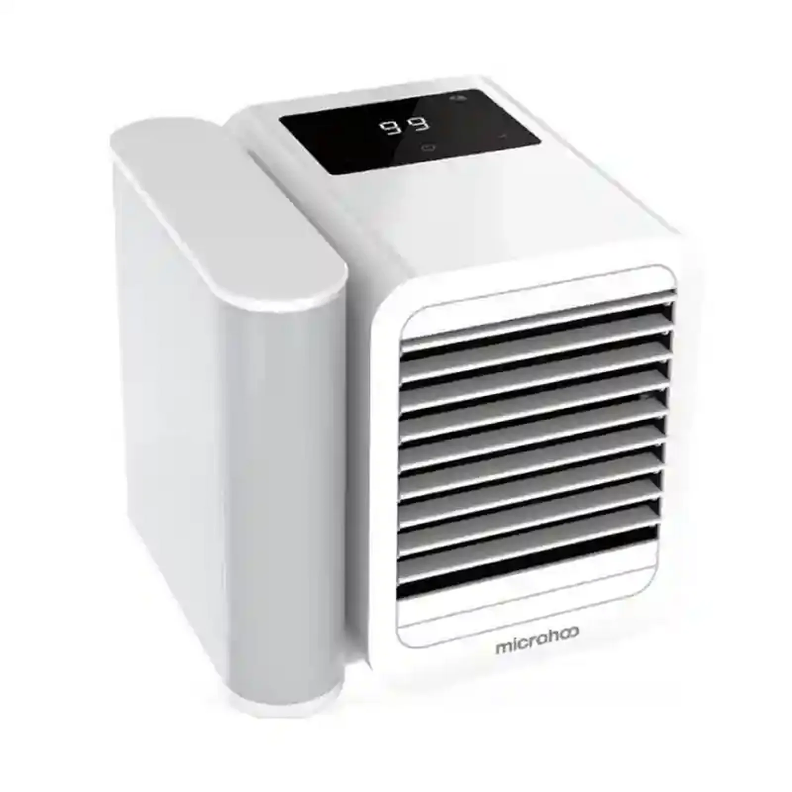نمای اصلی کولر رومیزی Microhoo MHO1R کولر آبی سلولزی شیائومی Microhoo MHO1R سفید با نمایشگر دیجیتال