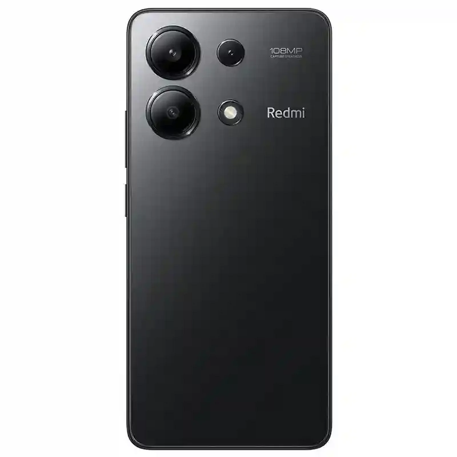 نمای کامل دوربین های ردمی نوت 13 4G مشکی پنل پشتی مشکی گوشی Redmi Note 13 4G با دوربین 108MP