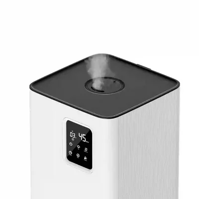 مه خروجی دستگاه بخور هوشمند درما F951W خروج بخار از دریچه بالای رطوبتساز Deerma F951W