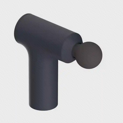 طراحی زاویهدار Mijia Mini Fascia Gun 2C نمای سهرخ ماساژور شیائومی MJJMQ03YM با سری کروی مشکی