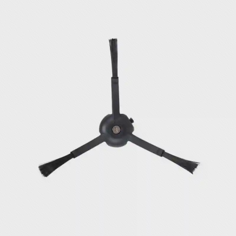 نمای اتصال برس کناری Roborock S8 برس جانبی سهپر مشکی جارو رباتیک Roborock S8