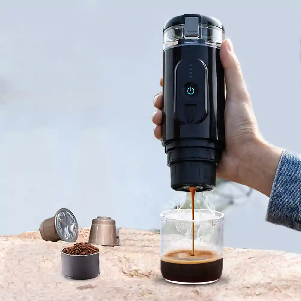 اسپرسو ساز شارژی مدل Mini Espresso CF-1801BGC - تصویر توضیحات 1