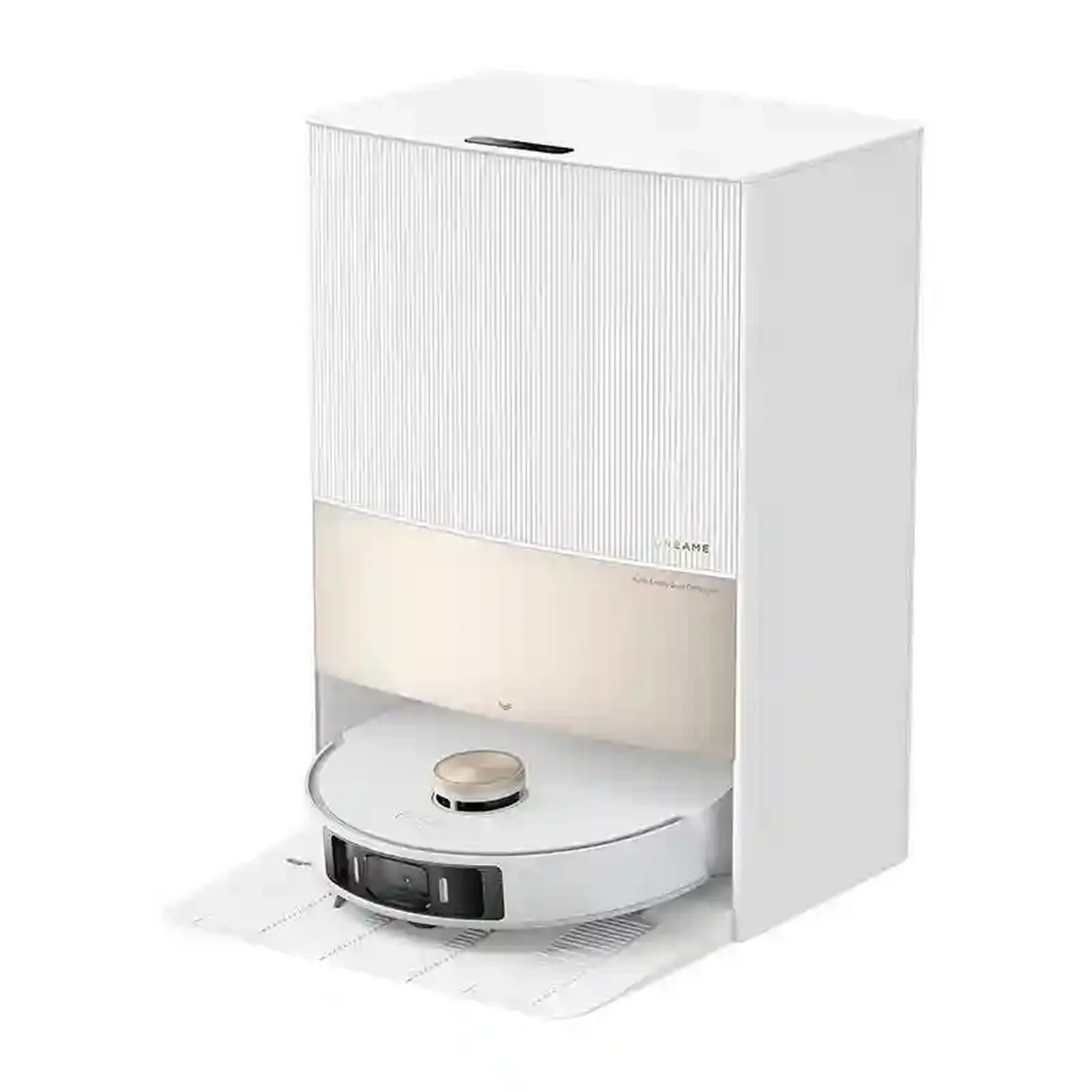 نمای اصلی Dreame L20 Ultra Complete با داک جارو رباتیک Dreame L20 Ultra Complete سفید همراه ایستگاه