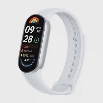 مچ بند هوشمند Xiaomi Mi Band 9 سفید با صفحه فعالیت
