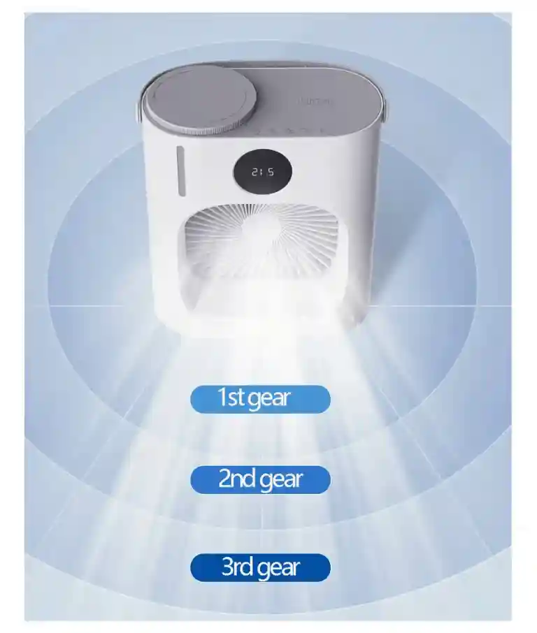 پنکه آبی شیاودا مدل Xiaoda XD-ZMLFS01 - رابط کاربری لمسی و نمایشگر LED