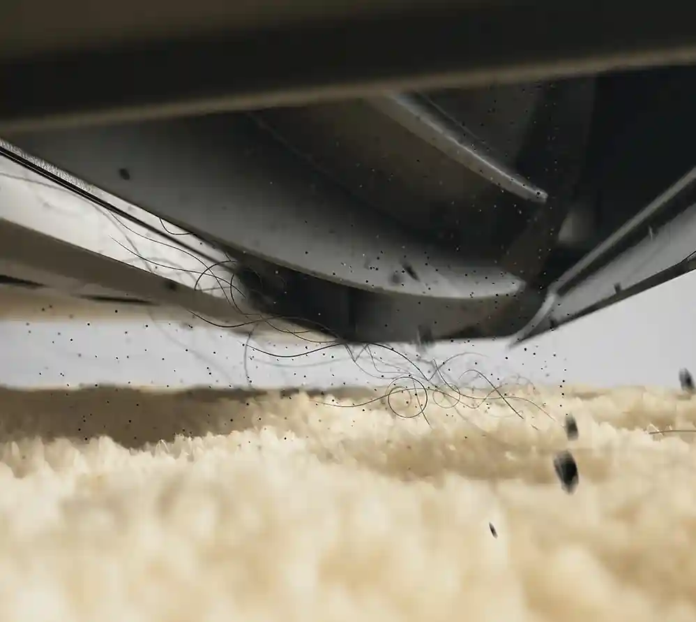 جارو رباتیک شیائومی مدل Dreame D9 Max Gen 2 - برس سیلیکونی برای جارو کردن عمیق فرش