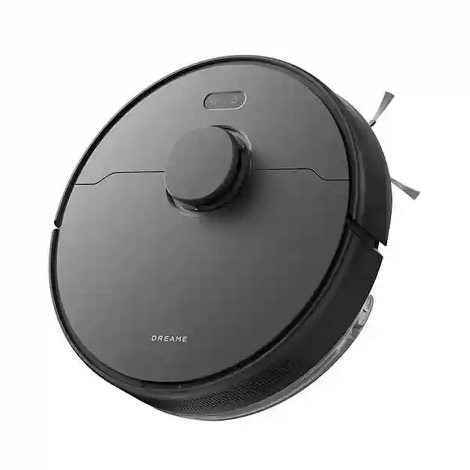 جارو رباتیک شیائومی مدل Dreame D9 Max Gen 2 مشکی با برجک لیزری در نمای سه رخ