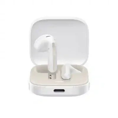 هندزفری بلوتوثی Redmi Buds 6 Active سفید داخل کیس شارژ باز