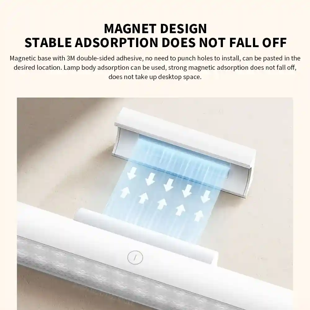 چراغ شارژی چند منظوره شیائومی مدل Mijia Magnetic Reading Lamp - تصویر توضیحات 6