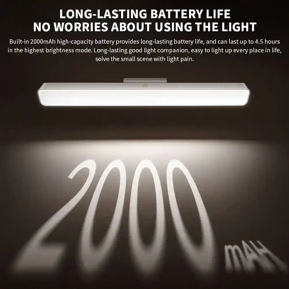 چراغ شارژی چند منظوره شیائومی مدل Mijia Magnetic Reading Lamp - تصویر توضیحات 10