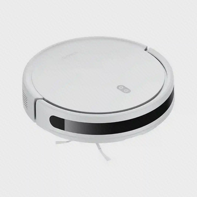 نمای اصلی Xiaomi Robot Vacuum E12 جارو رباتیک سفید شیائومی E12 از نمای سهرخ جلو