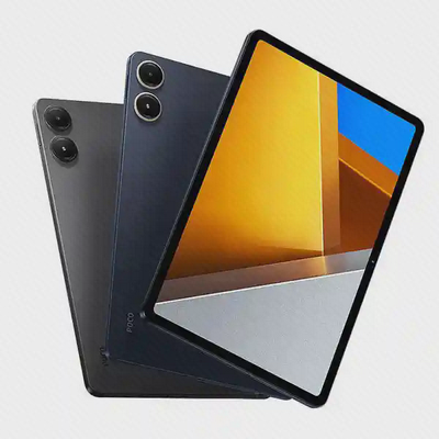 مقایسه رنگ‌های خاکستری و سرمه‌ای تبلت Xiaomi Poco Pad