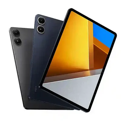 رنگبندی و طراحی Poco Pad رم ۸ گیگ مقایسه رنگهای خاکستری و سرمهای تبلت Xiaomi Poco Pad
