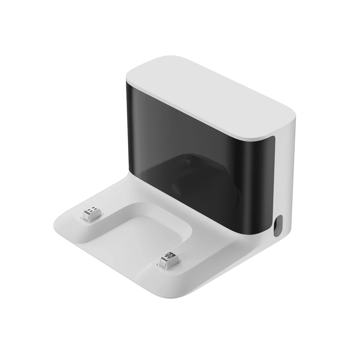 پایه شارژ Dreame D9 Max Gen 2 همراه کابل داک شارژ سفید جارو رباتیک Dreame D9 Max Gen 2 با پنل مشکی و کابل برق