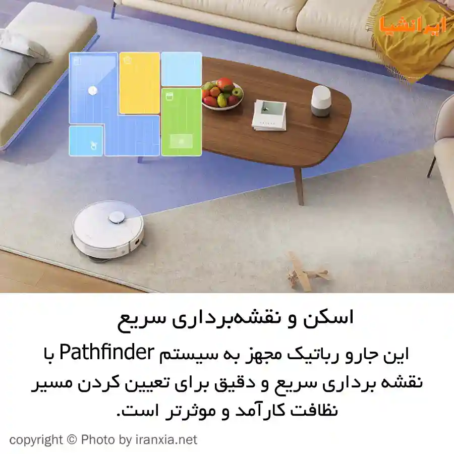 جارو رباتیک شیائومی مدل Dreame L10S Plus - گارانتی ۱۸ ماهه - ناوبری هوشمند Pathfinder