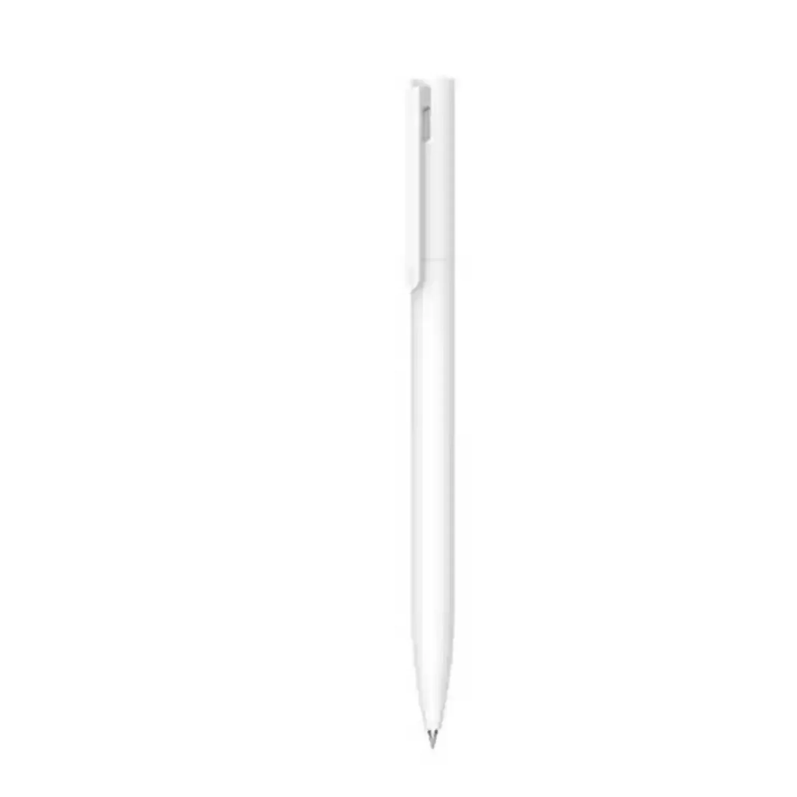 خودکار Xiaomi Mijia MJZXB01XM از نمای کامل خودکار سفید شیائومی Mijia MJZXB01XM با گیره بلند و نوک فلزی