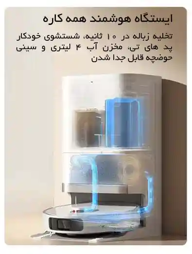 جارو رباتیک شیائومی مدل Robot Vacuum X20 Plus - تصویر توضیحات 1
