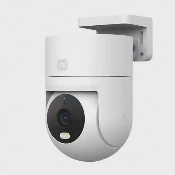 دوربین مداربسته سفید Xiaomi Outdoor Camera CW300 با پایه دیواری