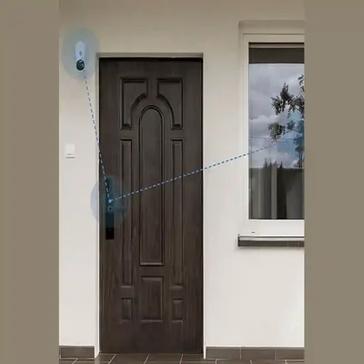 پوشش ورودی خانه با Xiaomi AW300 نظارت دوربین Xiaomi Outdoor Camera AW300 بر در ورودی و قفل هوشمند