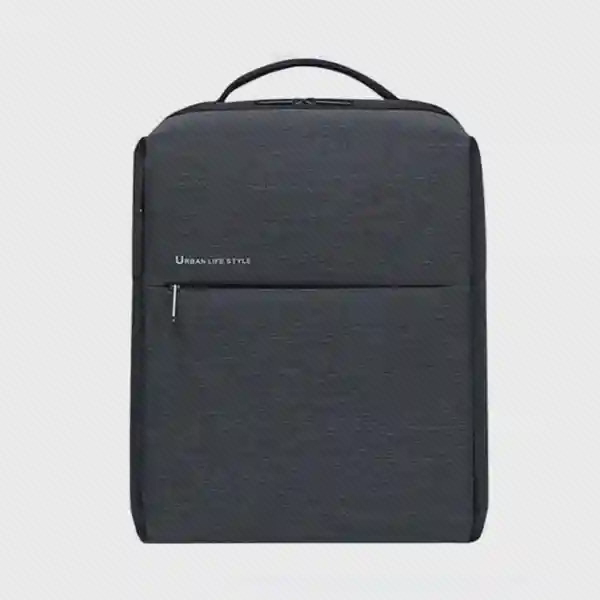 کوله لپ‌تاپ خاکستری تیره Xiaomi Urban City Backpack 2 DSBB03RM از روبه‌رو
