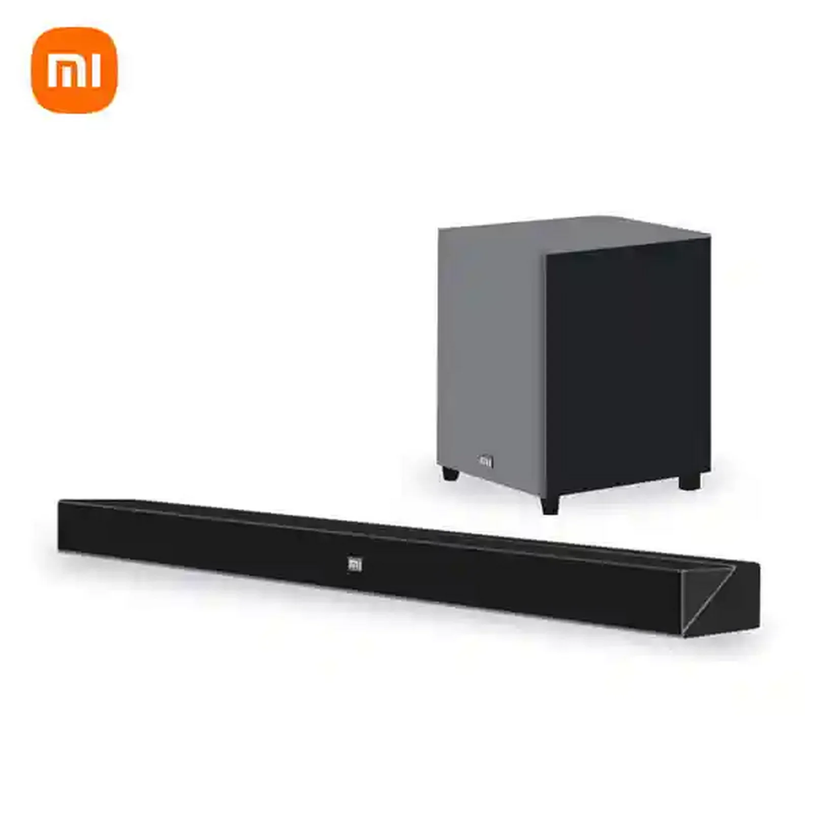 ساندبار Xiaomi MDZ-35-DA مشکی همراه ساب‌ووفر مکعبی