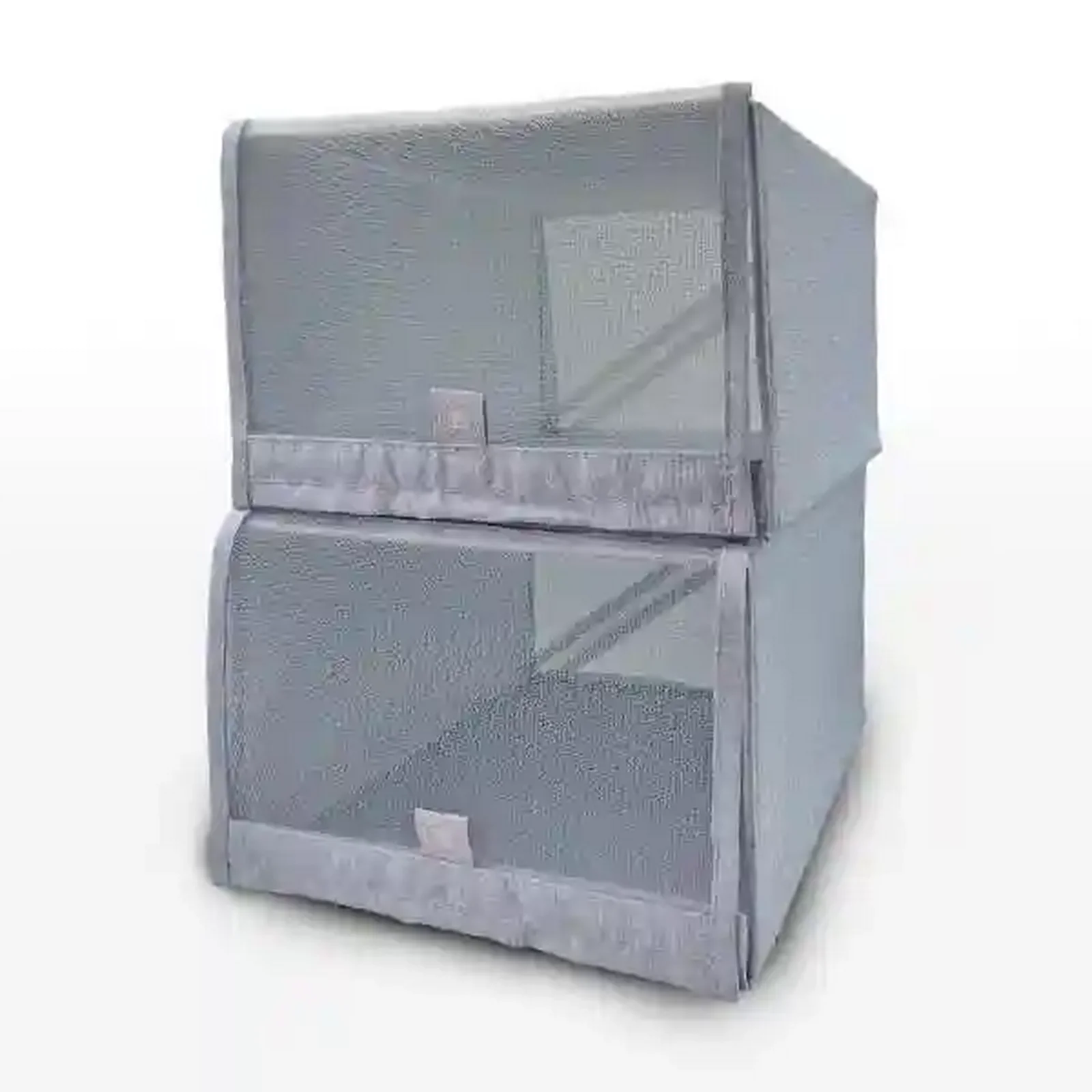 بسته دوتایی ارگانایزر خاکستری Xiaomi Youpin Nature Household S3 روی هم