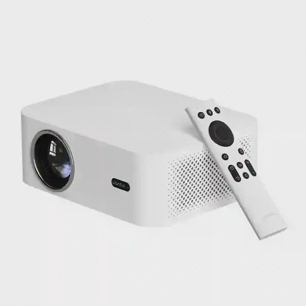 ریموت کنترل ویدئو پروژکتور شیائومی Wanbo X2 Pro پروژکتور Wanbo X2 Pro به همراه ریموت کنترل سفید