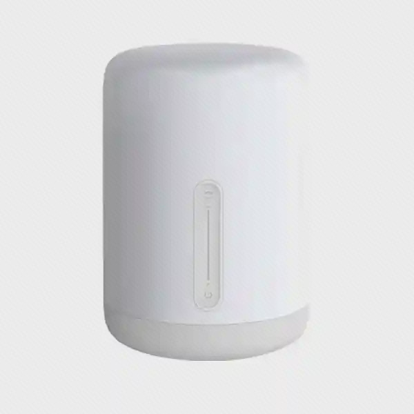 چراغ خواب هوشمند سفید شیائومی Mijia Bedside Lamp 2 از نمای روبه‌رو