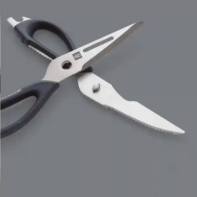 قیچی آشپزخانه HuoHou HU0062 باز با تیغه دندانه دار