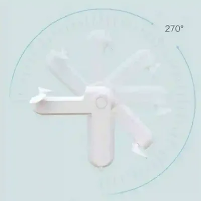 تنظیم زاویه پنکه مینی شیائومی تا 270 درجه چرخش ۲۷۰ درجه بدنه پنکه تاشو Thermo XD-ZDXF501