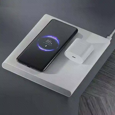 شارژر بی سیم ۲۰ وات شیائومی MDY-12-EE با گوشی و آداپتور