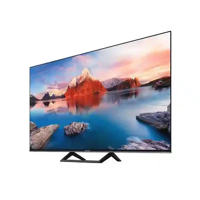 نمای سهرخ پنل و پایه تلویزیون هوشمند A Pro 55 تلویزیون Xiaomi A Pro 55 اینچ از زاویه سمت چپ