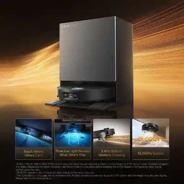 جارو رباتیک شیائومی مدل Dreame X60 Ultra Complete - تصویر توضیحات 1