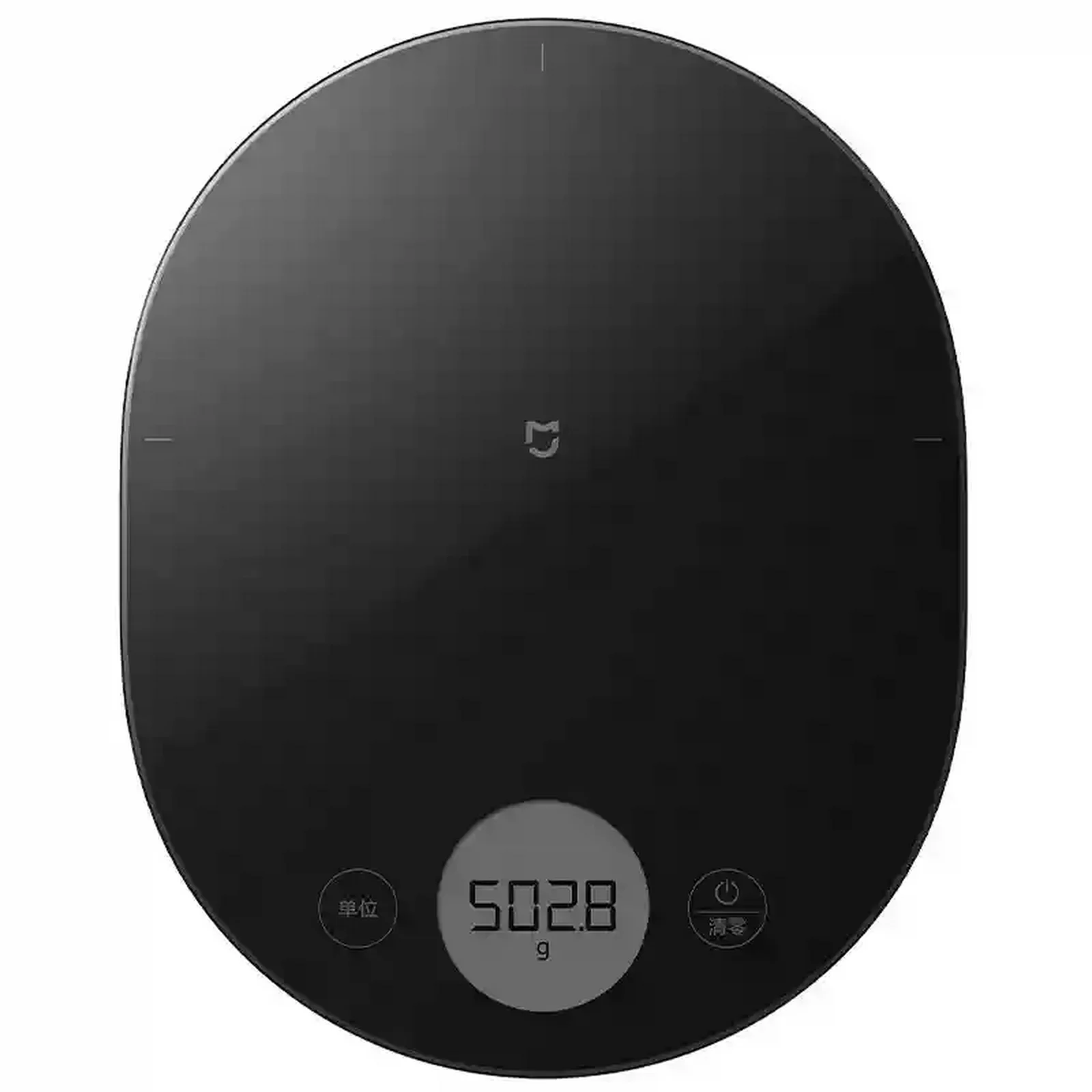 نمای اصلی ترازو دیجیتال Xiaomi Mijia KGJ001T ترازو آشپزخانه مشکی شیائومی Mijia KGJ001T با نمایش وزن 502.8 گرم