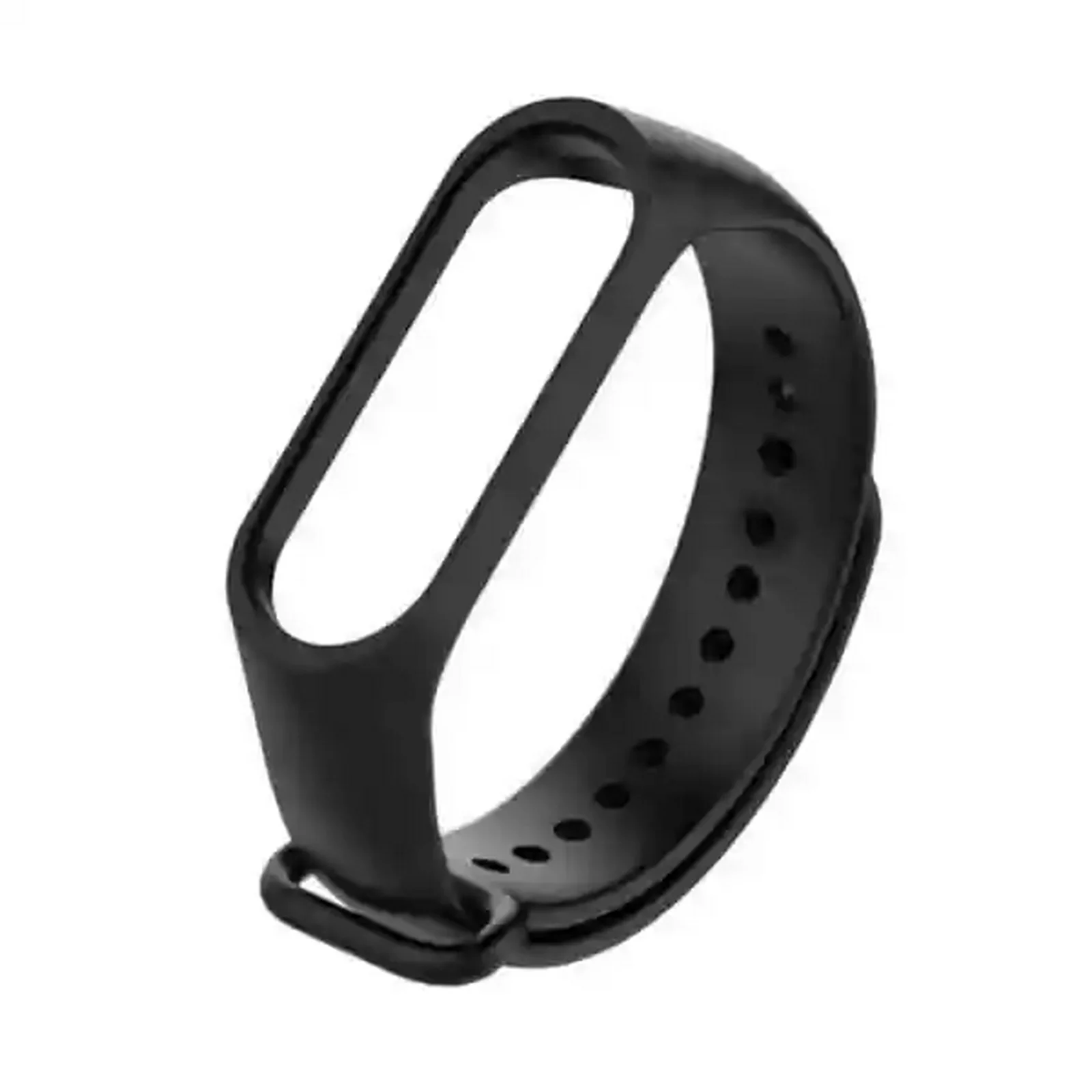 بند سیلیکونی مشکی Mi Band 3 بدون کپسول مچ‌بند