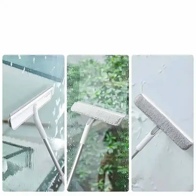 تمیزکردن شیشه و دیوار با تی درما DEM-QJ100 سه کاربرد سری تی درما DEM-QJ100 برای پاککردن کف صابونی، شیشه خیس و دیوار روشن