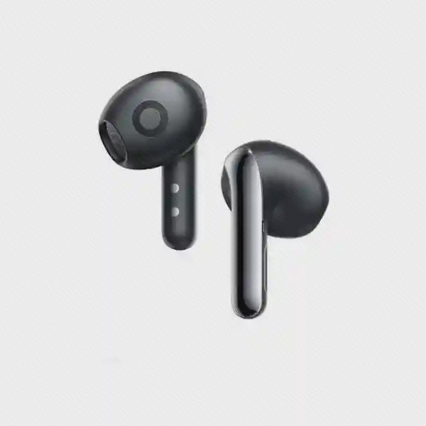 طراحی گوشیهای Xiaomi Buds 4 مشکی نمای دو زاویه ایربادهای مشکی Xiaomi Buds 4