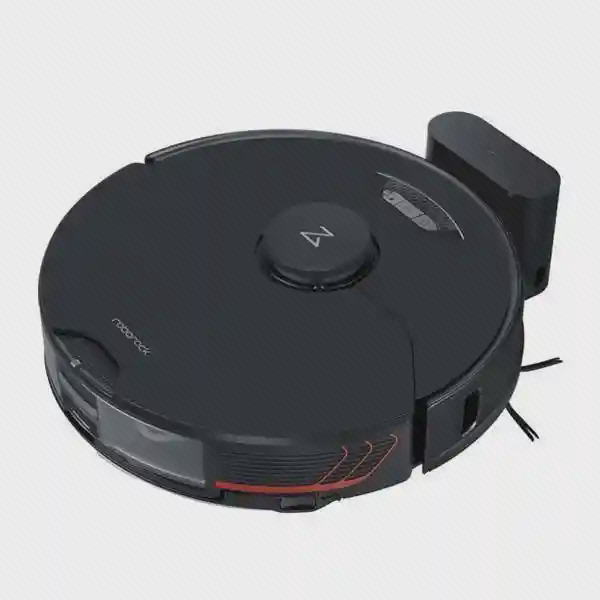 جارو Roborock S7 MaxV کنار پایه شارژ مشکی