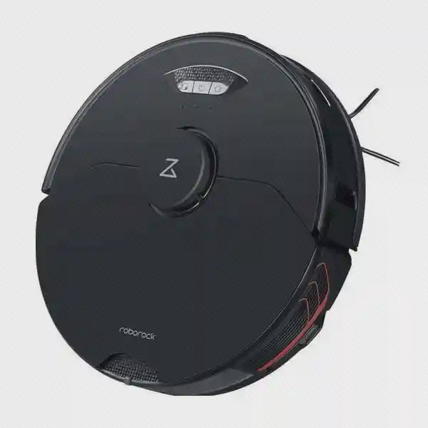 نمای بالای جارو رباتیک مشکی Roborock S7 MaxV